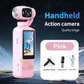 HD 4K Action Camera 180 Degree Rotatable For Vlog YouTube Tiktok Girls Record Life Video Recording Entry Portable Action Camera