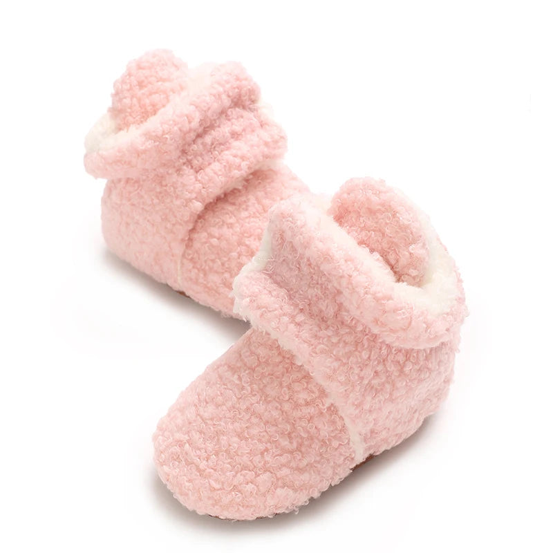 Winter Boots For Baby Boys And Girls Snow Soft Sole Anti Slip And Warm Flat Shoes Baby's First Walking Baby Shoes Boots 0-18