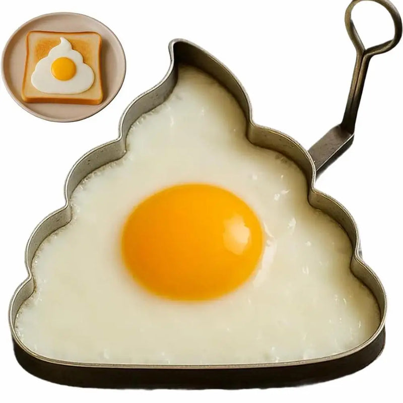 Funny Fried Egg Mold Creative Stainless Steel Non-Stick Omelette Kitchen Cooking Tool Girlfriend DIY Breakfast Sandwich Gadget