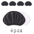 4Pcs Sports Heel Sticker Insoles for Running Shoes Size Reducer Filler Liner Protector Heel Pain Relief Self-adhesive Cushion