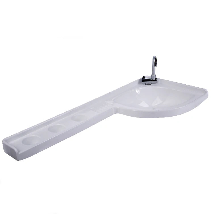 Shower Room Basin Surround Campervan Accessories Acrylic Sinks Pull Out Faucet And Drainer For Choosing