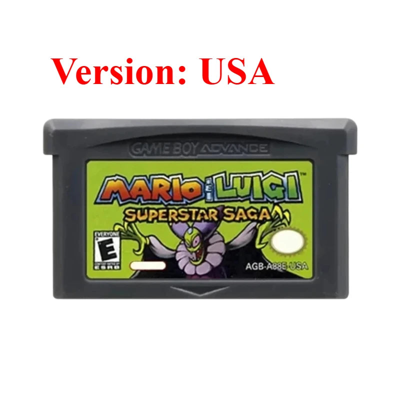 19 Styles GBA Game Cartridge Cards EUR & USA Version For Game Boy Advance GBA SP DS Lite Vintage Game Collection Gift