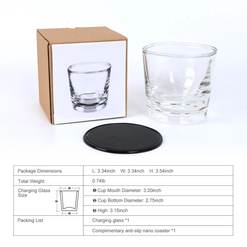 Replacement Charging Glass Cup for Philips Sonicare Electric Toothbrush HX9382 HX9360 HX9340 Charger Cup Part for HX9100 CBA1001