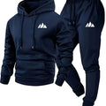 Men's Printed Pullover Hoodie Sweatpants Streetwear | SAMAG