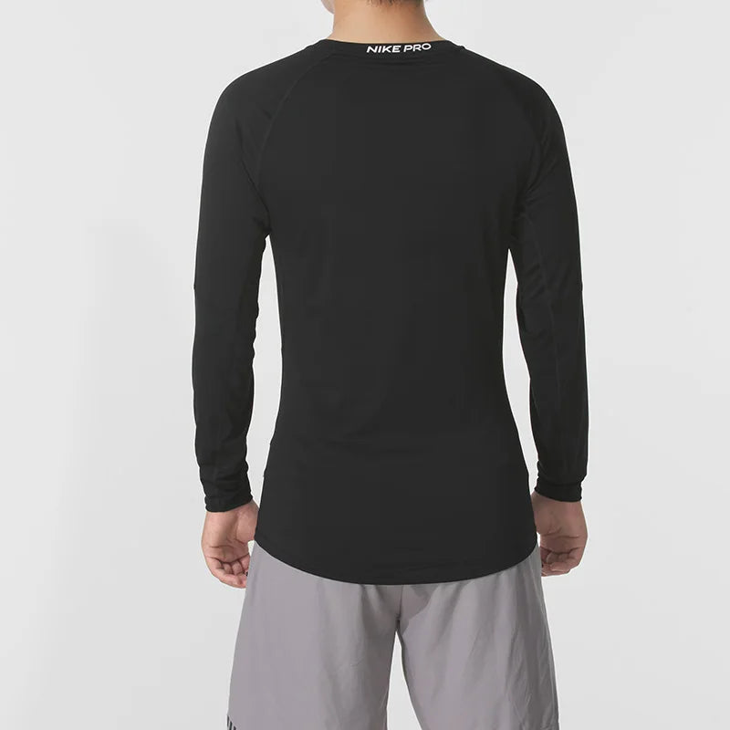 Nike Men's Pro Quick-Dry Compression Shirt Sports T-Shirt Fitness Basketball Pullover Fb7920-010