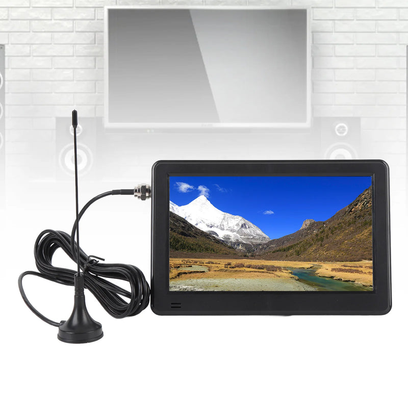 Small Digital TV 6 Inch Rechargeable Color  LED  Digital Television Radio Support High Sensitivity Tuner for Camping