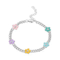 Original 925 Sterling Silver Zirconia Tennis Chain Bracelet for Women Adjustable Gold Color Hot Sale Ideal Birthday Party Gifts