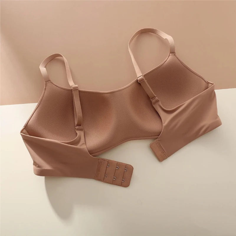 1pcs Seamless Bras Women Underwear Small Chests Gathered Push Up Bralette Lingerie
