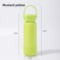 18oz24oz32oz Thermos Bottle With Straw Stainless Steel Car Thermal Cup Sports Water Bottles Keeps Cold and Heat Thermal Mug