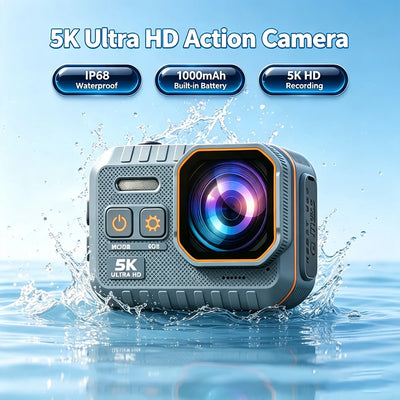 5K UHD Mini Action Camera 30fps Outdoor Sports Buit-in | SAMAG