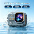 5K UHD Mini Action Camera 30fps Outdoor Sports Buit-in 1050mAh Battery IP68 Waterproof Wifi Camcorder  Bike Helmet Body Camera