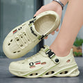 Men's Outdoor Sandals Sport Slippers Beach Slides Breathable Clogs Men Casual Garden Shoes Non-slip Hiking Men Outdoor Sandals