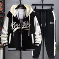 Men's Hooded Tracksuit Set Hoodie Jogger Pants 2 Piece Fashion Sports Wear Korean Popular Clothes Plus Size - View 11 | SAMAG
