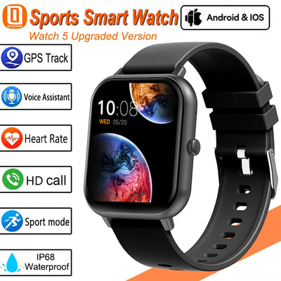 Watch 5 Upgraded Sports Smart Men Woman GPS Track HD | SAMAG