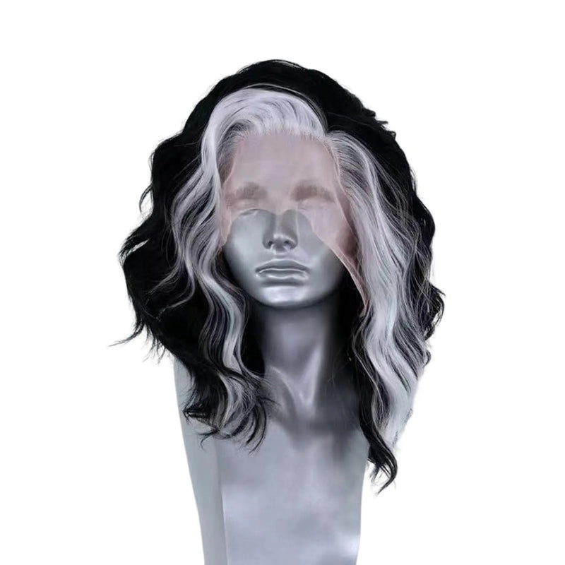 Hot Red Short Body Wave Lace Front Wigs 13x4 HD Bob Lace Wig Pre Plucked Glueless Synthetic Daily Wear Cosplay Heat Resistant