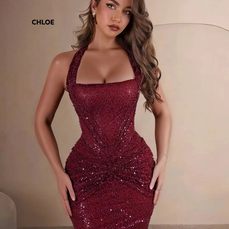 Sleeveless Elegant Women's Evening Party Dresses | SAMAG