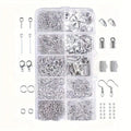 1set/1box Deluxe Jewelry Making Starter Kit，Comprehensive Earrings, Necklace Findings, DIY Plier Tools Set for Jewelry Repair