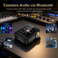 HiFi Mini MP3 Player with Clip Two-way Bluetooth AptX LDAC DSD256 Lightweight 45g ALPS 64GB SD Portable FLAC Player for Sports