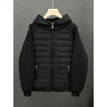 Trendy Hooded Solid Color Cotton Coat Jacket Grey Black White Loose Fit Versatile Casual Unique Couple Style Jacket For Men