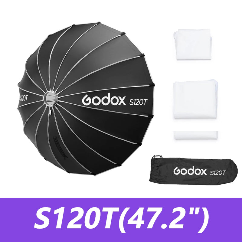 Godox S65T S85T S105T S120T Quick Release Umbrella Softbox Professional Foldable Softbox for Portrait Studio Photography