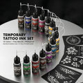 DM 1PC Colorful Temporary Juice Tattoo Paste Painless Body Paint Tattoo DIY Fake Tattoo 1 Week without Fading for Women Men