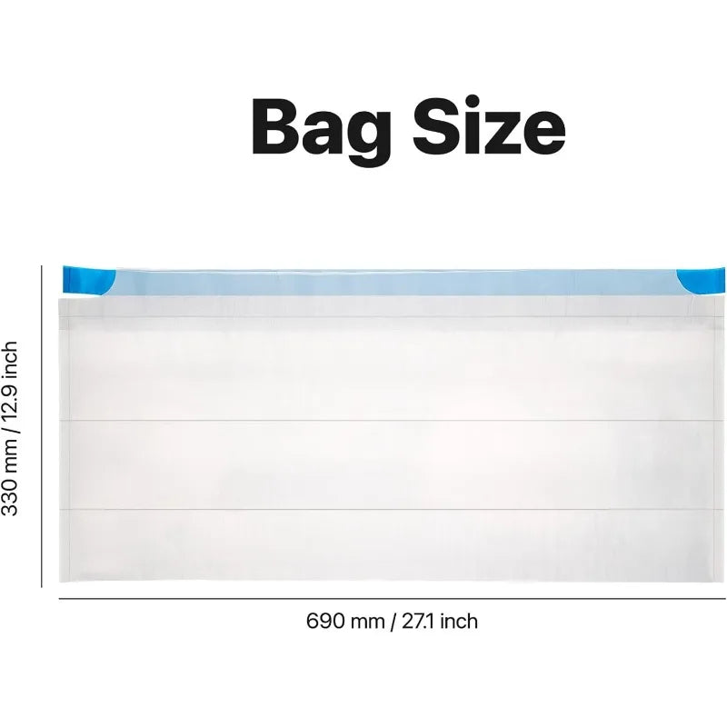 Neakasa Replaced Waste Bags-2 Rolls （30pieces）Cat Litter Waste Receptacles Bags for M1 Open-Top Self-Cleaning Cat Litter Box