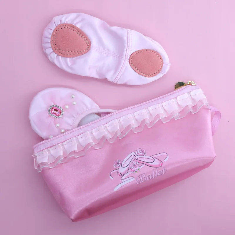 Ballet shoes storage Children's pencil case ballet flat accessories bag for ballet shoes ballroom