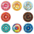 50-500pcs Round Donut Stickers Homemade Bakery Baking Colorful Decoration Labels Kids Party Scrapbooking Stationery Stickers