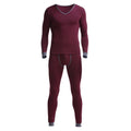Element men thin cotton V-neck slim fit comfortable base coat long Johns basic thermal underwear set