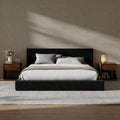 Cloud Upholstered  Bed Frame with Headboard, 5 Inch Foam Padded Platform, No Box Spring, Easy Assembly , Customized