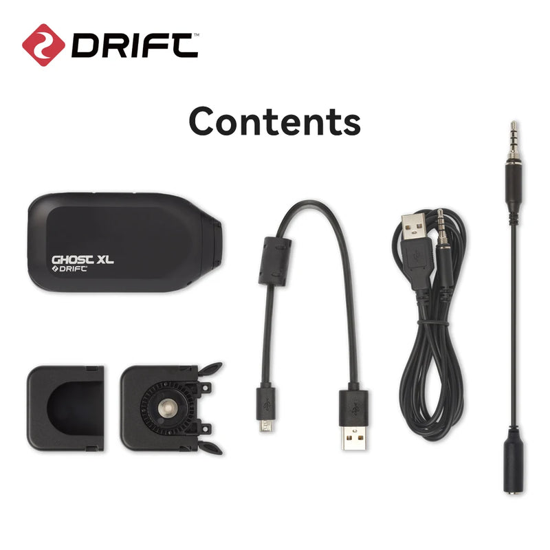 Drift Ghost XL Action Camera 1080P Full HD Video Wearable Camera with Rotating Lens and Dash Cam Mode IPX7 Waterproof Camera