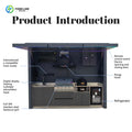 Customized simple elegant outdoor kitchen cabinet set waterproof unit for outdoor barbecue kitchen
