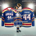 2026 New Briar University Hockey Jersey Cosplay Long Sleeve V-neck T-shirt Graham 44 Off Campus Sports Top for Men Women
