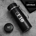 SoftAura Stainless Steel Thermos Bottle LED Temperature Display 500ML- 1L Sus304 Vacuum Flask Portable Cup  2026 New