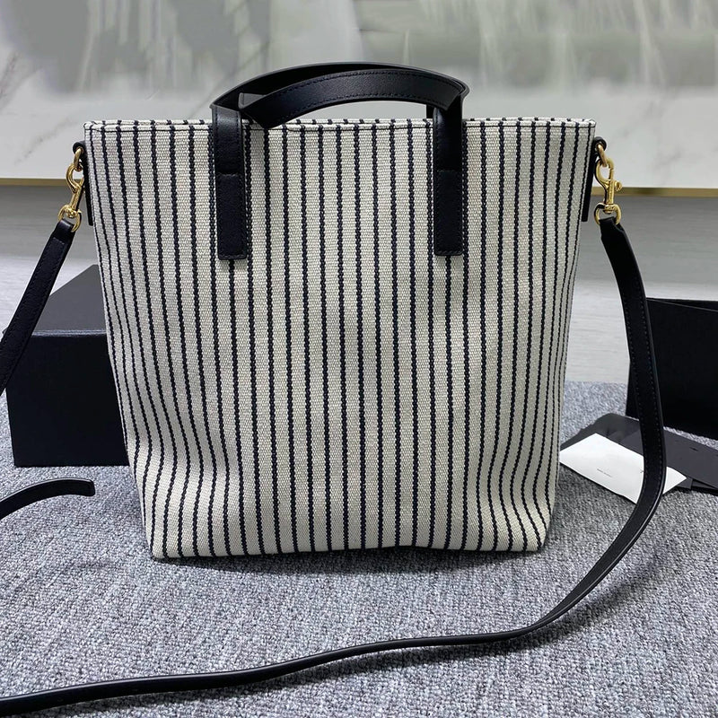 Handbag Texture Luxury Soft Leather Designer Large Capacity Tote Women Bag With Hanging Accessories Shoulder Bag