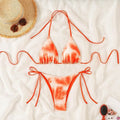 Tie Dye Lace Up Bikini Set Beach Swimwear Women Swimsuit | SAMAG