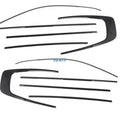 For GWM Great Wall Tank 500 2022 + Car Style Black Window Strip Frame Protector Decoration Accessories Glass Trim Molding Cover