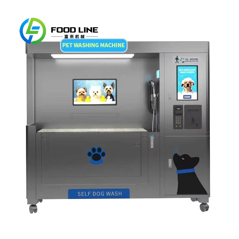 Customized Semi & Full Automatic Pet Washing Machine Sterilizing SPA Bath Equipment For Pet Salon Daily Grooming Care