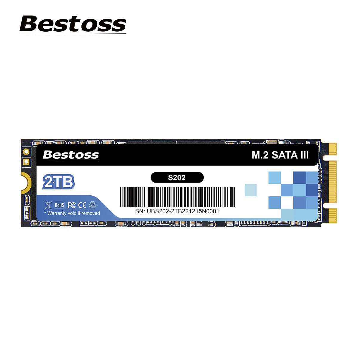 Bestoss M.2 Sata 3.0 2280 NGFF 530MB/s 120GB 128GB 240GB 256GB 480GB 512GB 960GB 1TB SSD Internal Solid State for Desktop Laptop