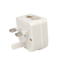 European 2pin Plug To UK 3pin Plug Adapter With 5A Fuse UK British Electrical Travel Adapter Converter Socket Power Cord Outlet