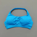 Sports Bra Women Seamless Yoga Halter Bra Top High Support Open Back Bra Fitness Push-up Activewear Workout Gym Underwear