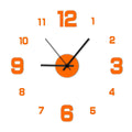 2024 Wall Clock Modern Design Large 3D DIY Quartz Fashion Watch Acrylic Mirror Sticker Living Room Home Decorations Decor Clocks