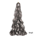 Loose Wave Braiding Hair Extensions 24" Synthetic Spiral Curls Braids Hair Pre Stretched Bouncy Braid French Curls Braiding Hair