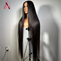36 Inch Glueless Wigs Human Hair 100% Vietnamese Hd Lace Human Hair Bone Straight Lace Front Human Hair Wig On Clearance Sale