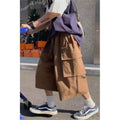 Cool Summer Hip Hop Cargo Shorts for Men's Slim Loose Ins | SAMAG