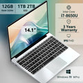 2026 Portable Windows 11 Pro Laptops Intel Core I7 8650U 16GB RAM 1TB SSD Office Gamer Study Notebook Computer PC