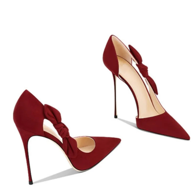 Spring and Autumn New Women's High Heels Pointed Thin Heels Fashion Wedding Dress Women's Shoes