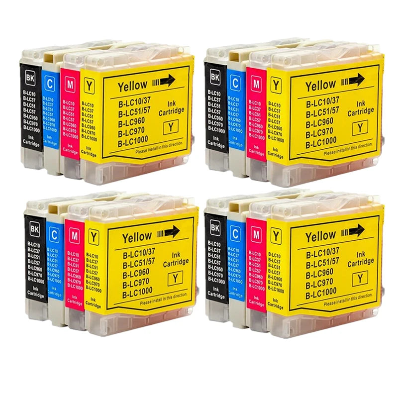 LC10 LC37 LC51 LC57 LC960 LC970 LC1000 Compatible Ink Cartridge For Brother DCP-130C 135C 150C DCP-330C DCP-350C Printer