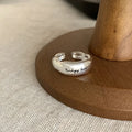VENTFILLE 925 Sterling Silver Ring for Women Girl Gift Retro Open Trend Unique Design Geometric Asymmetric Jewelry Dropship