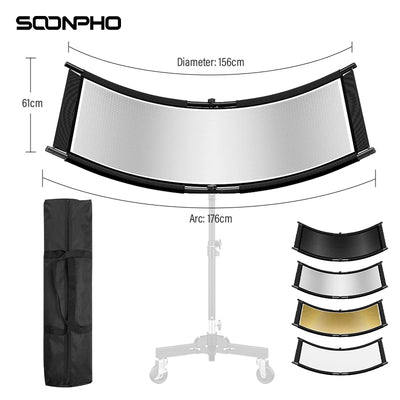Soopho 46cmx108cm/176cmX61cm U-typed Reflector Flash | SAMAG